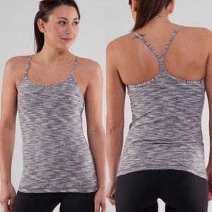 Lululemon Power Y Shelf Bra Tank-Magnum Space Dye